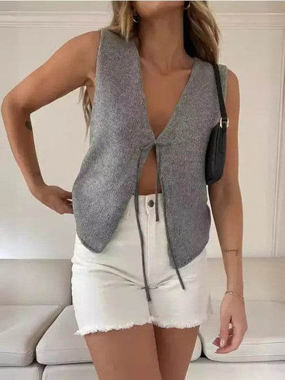 Tie Front Tank Top