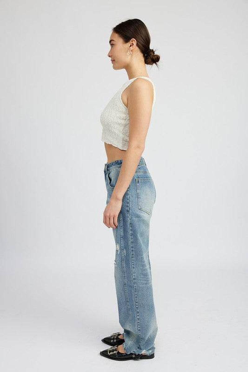 RIB CROPPED TANK TOP