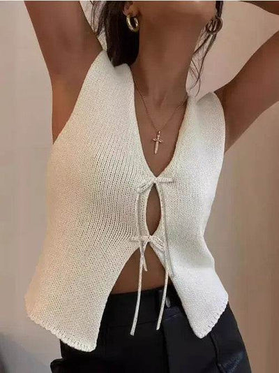 Tie Front Tank Top
